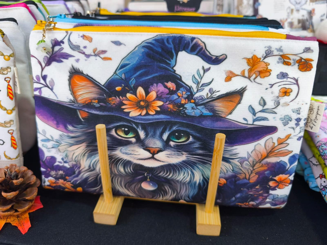 Neceser gato Halloween