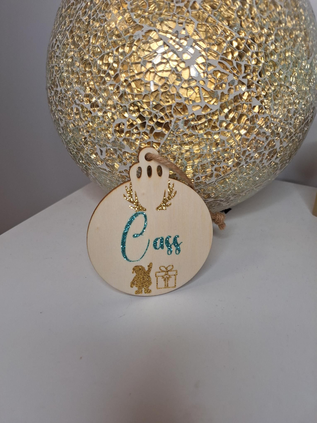 Boule de Noël en bois