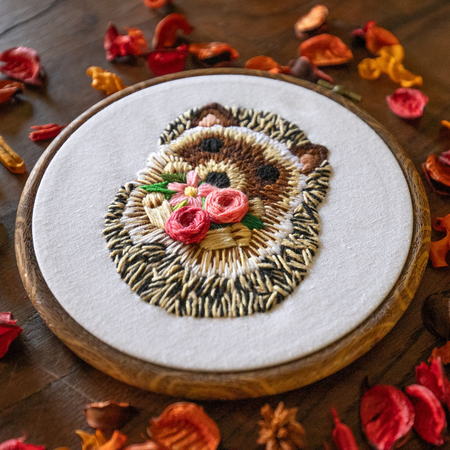 Broderie - Hérisson - 