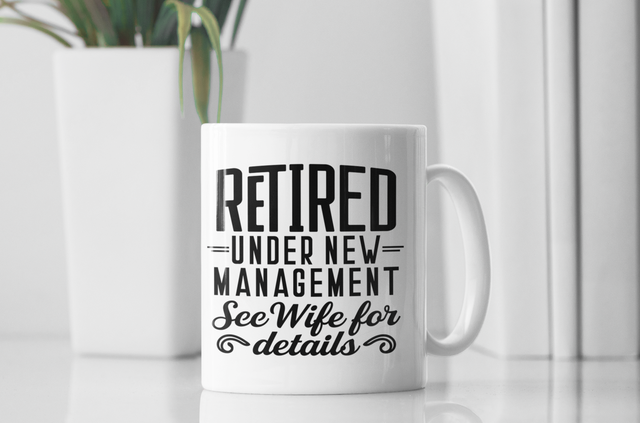 New Management Retirement Mug