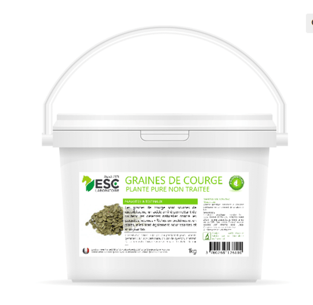 GRAINES DE COURGE – Parasites intestinaux cheval