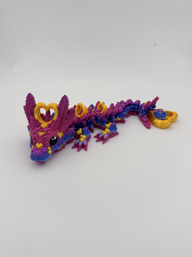 Baby Heart Paars/Goud M