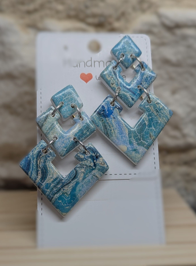 Boucles d'oreilles Océan 