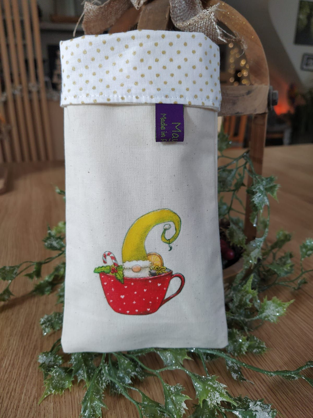 Etui à lunettes / téléphone - Tasse lutin