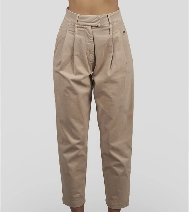 SHOP ART pantalone in gabardina con pinces