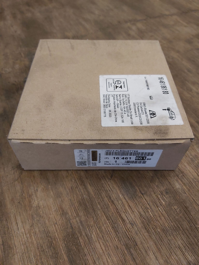 1646186180 - Jeu de 4 plaquettes de frein