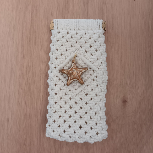 Etui à lunettes macramé &quot;Estrella de mar&quot;