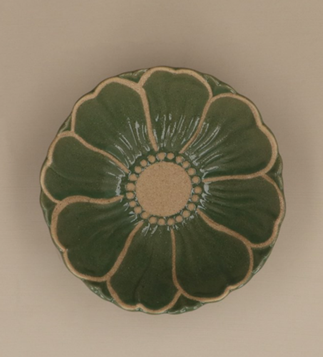 Green Flower Bowl