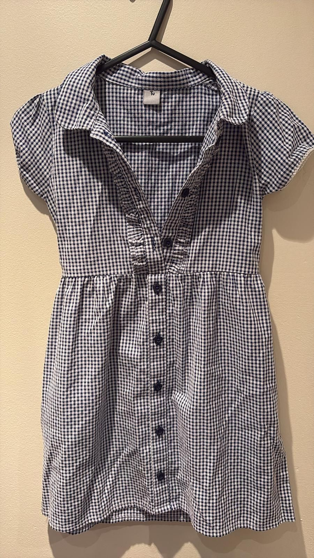 Summer Dresses Blue Age 5-6 (D61)