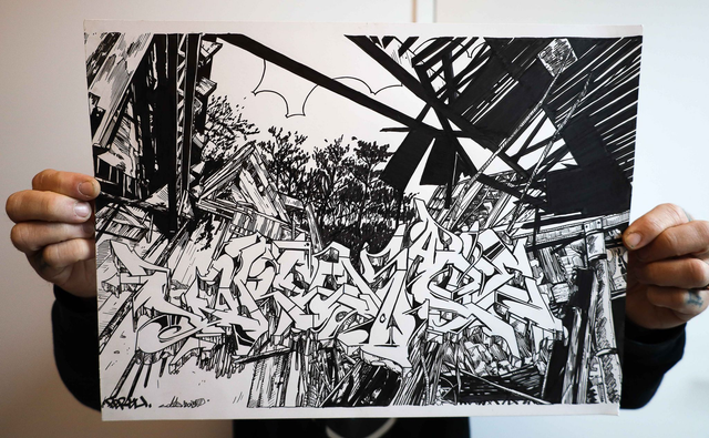 Dessin Original - Wreckage