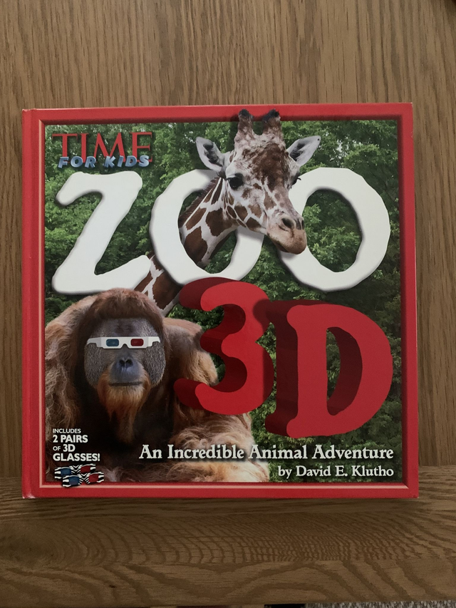 Time for Kids Zoo 3D (includes 3D Glasses)