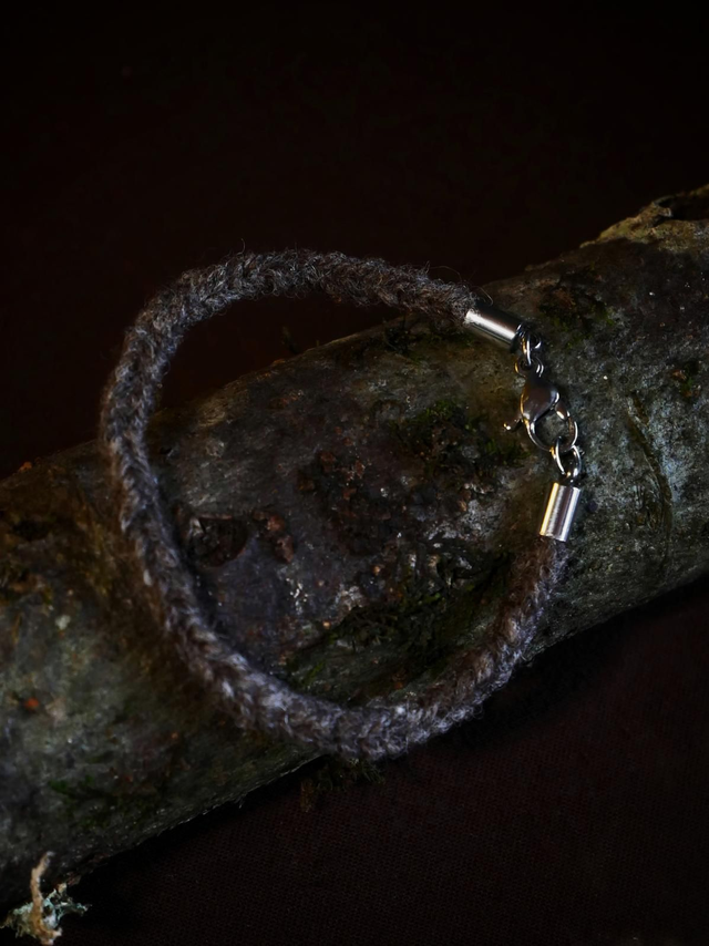 Bracelet RELIANCE laine Anthracite