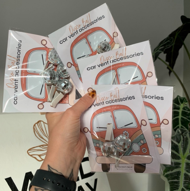 Wild & Clay Disco Ball Car Vent Accessories