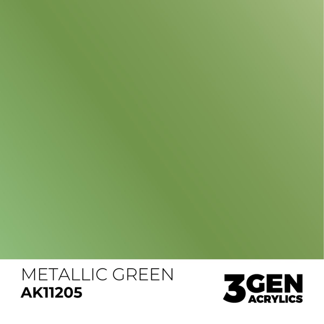3rd Gen. Acrylics 205 Metallic Green