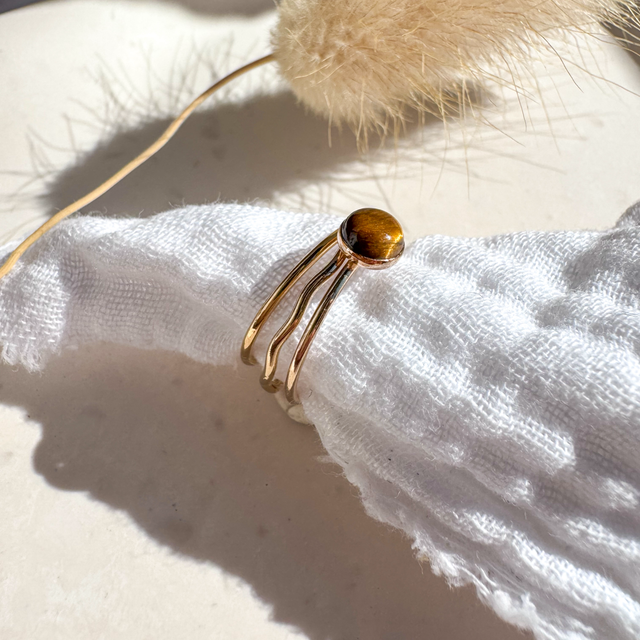 Bagues bohème, le trio.