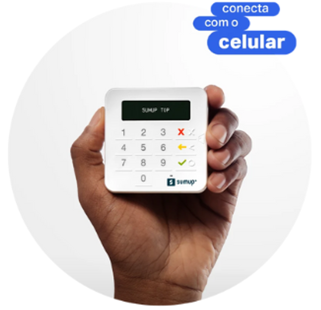 MAQUINA DE CARTÃO SUMUP TOP - BLUETOOTH