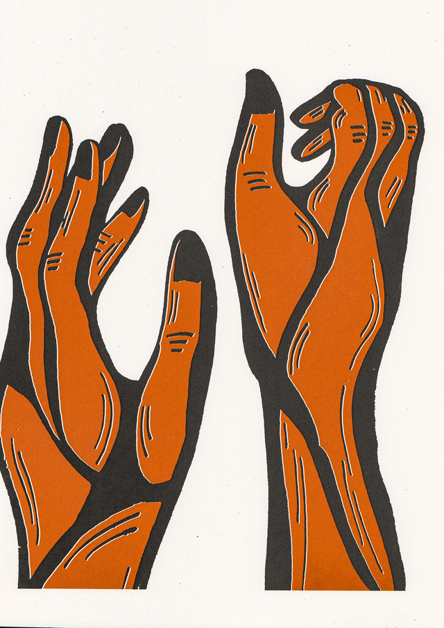 REACHING HANDS | SPRING 2025 WHITE EDITIONS, TAN 