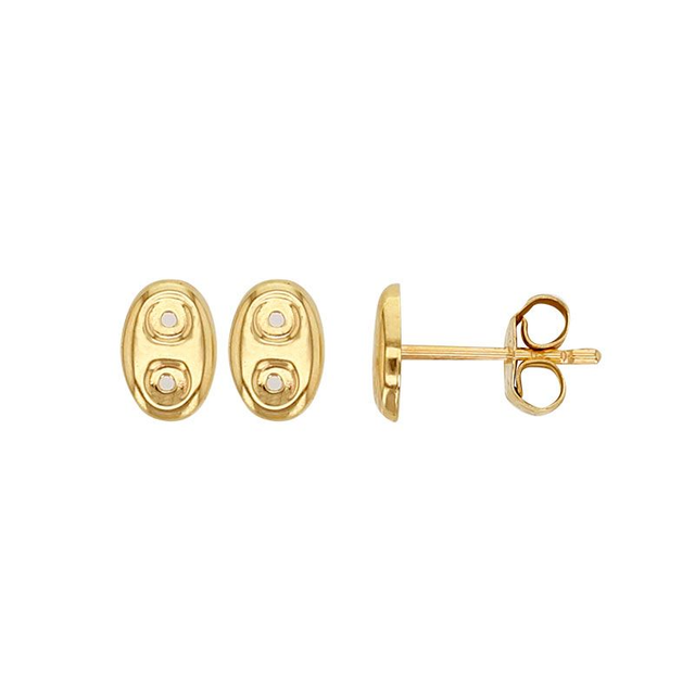 Boucles d'oreilles Grain de Café