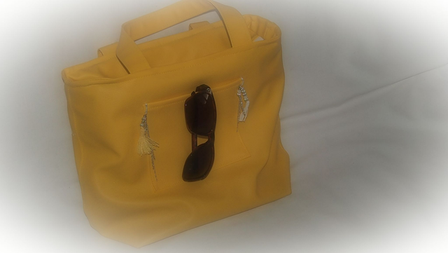 Sac cabas jaune