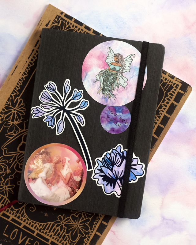 Sticker "Purple Flower" (modèle 4)