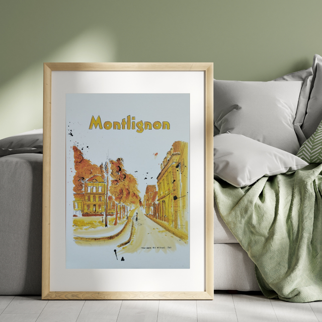 Affiche "Montlignon" Tirage A3 