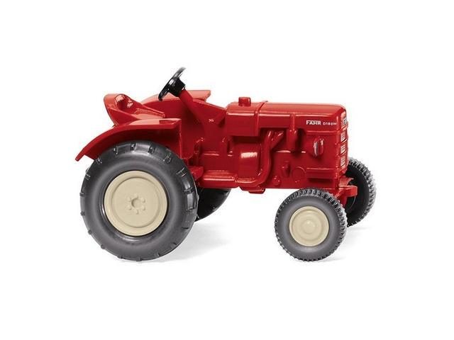 tracteur FAHR D180H Rouge Wiking 087705 H0