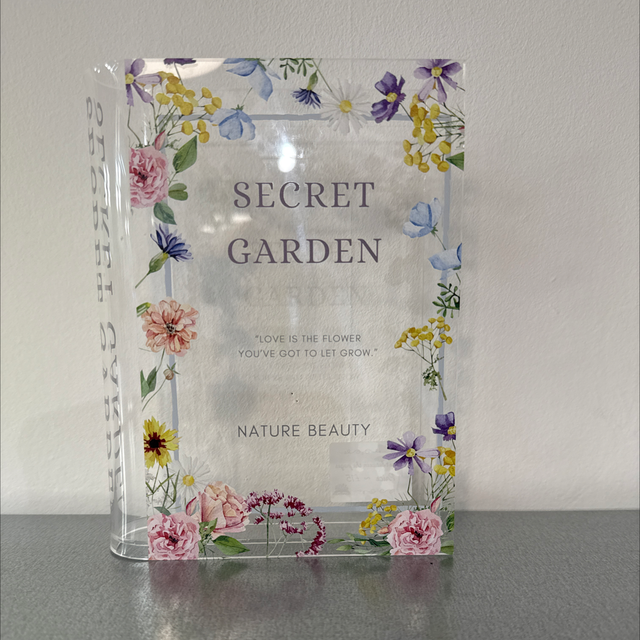 Secret Garden Acrylic Vase