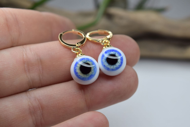 CRÉOLES OEIL DE GNOME MONTURE OR