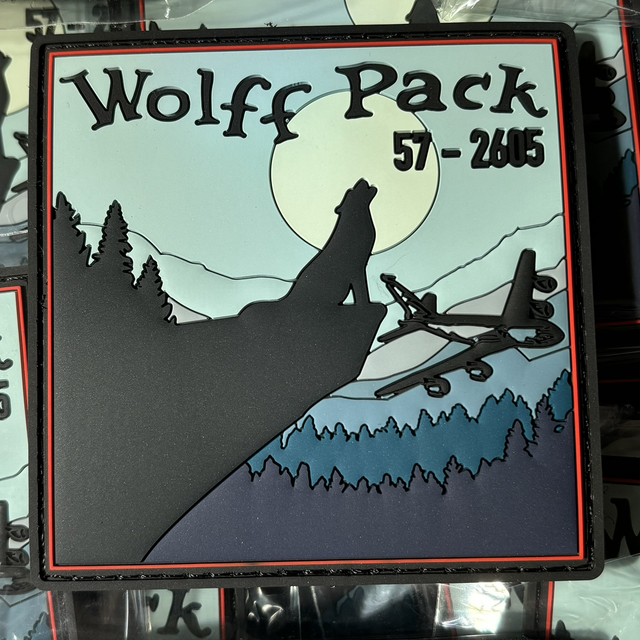 WOLFF PACK KC135 Nose Art Patch