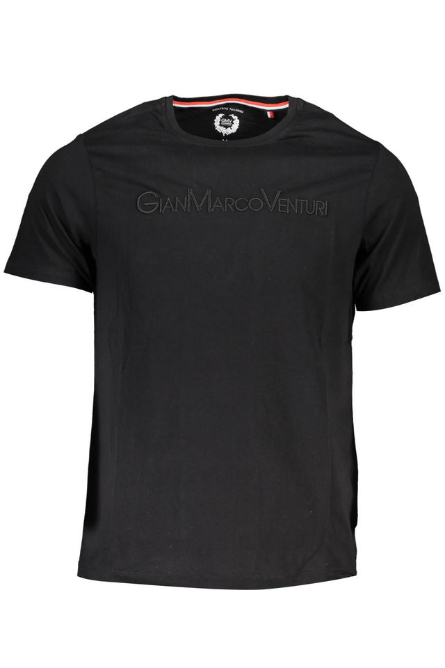 GIAN MARCO VENTURI T-SHIRT MANICHE CORTE UOMO NERO