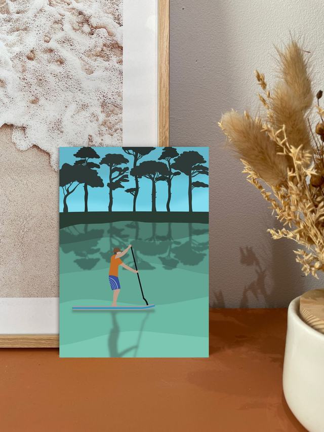 Au grand air - Paddle Carte