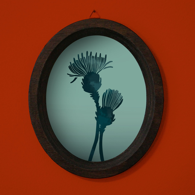 Cadre "Chardons silhouettes"