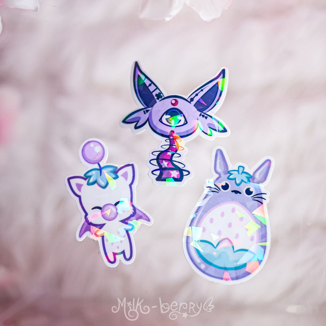 Autocollants Fan-Arts | Mentali | Mog | Totoro