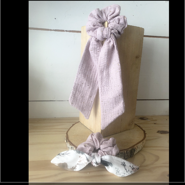 Coffret foulchie et chouchou noeud