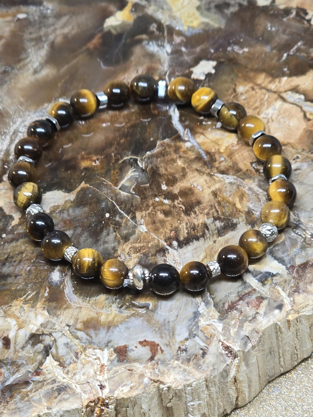 Bracelet Œil de tigre 0,6 cm