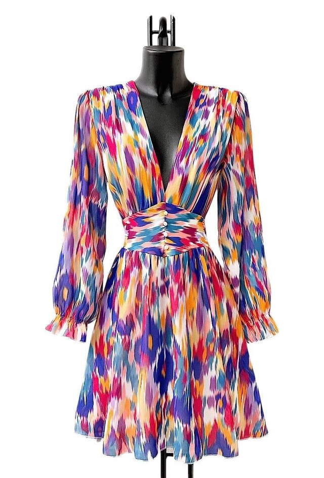 Robe multicolore