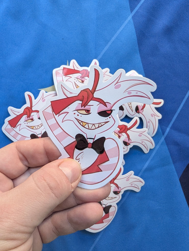 Hazbin Angel Dust Sticker