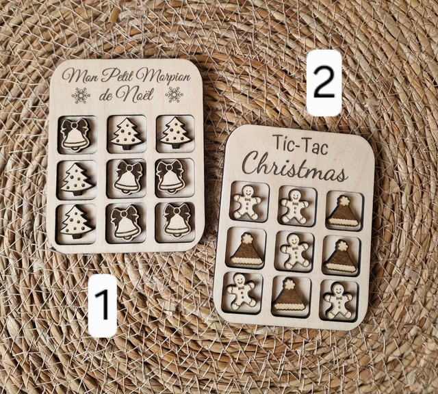 Jeux du morpion spécial Noël 