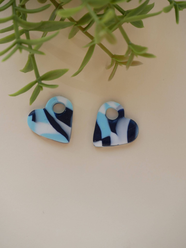 Coeurs bleus mix