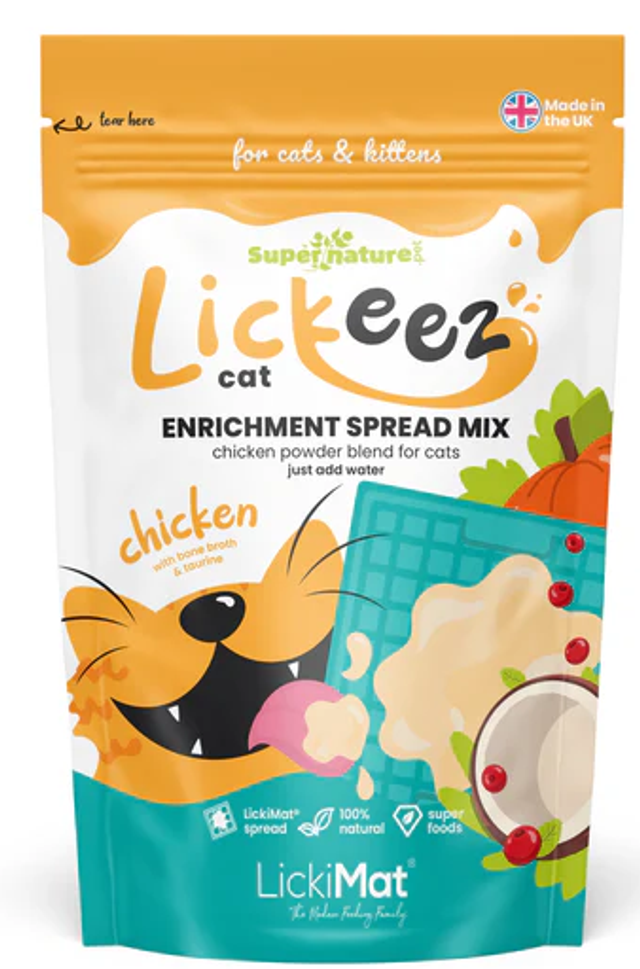 SUPERNATURE X LICKIMAT LICKEEZ FOR CATS CHICKEN