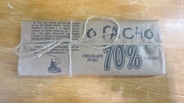 Chocolate puro 70% cacao "O FACHO"