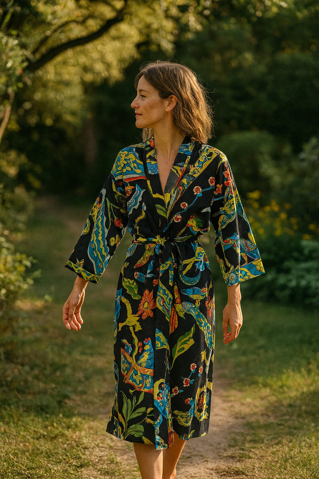 Kimono Jardin de Minuit - 105cm