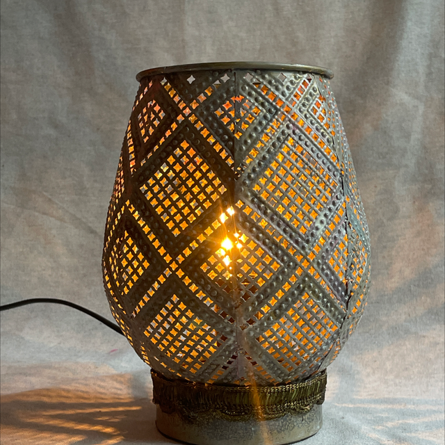 Orientalische Tischleuchte Metall 