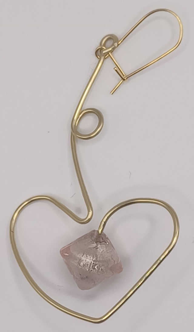 Boucles d'oreilles "Cœur d'or"