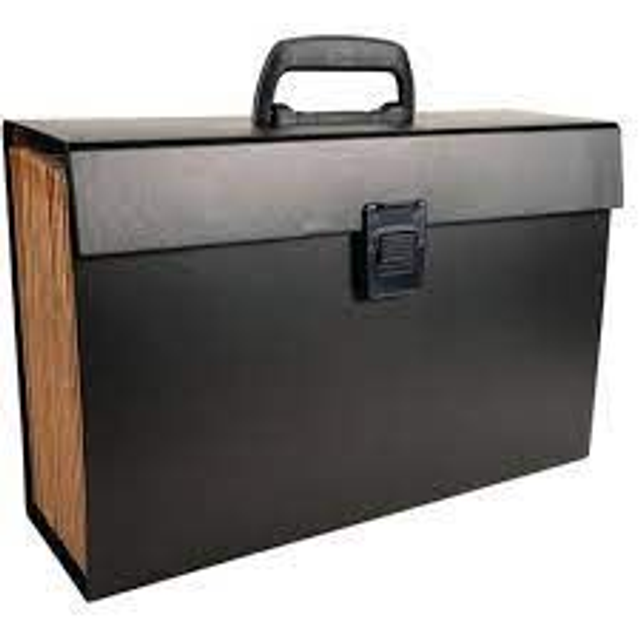 Trieur valisette Noir EXACOMPTA 20 Crayons de couleur