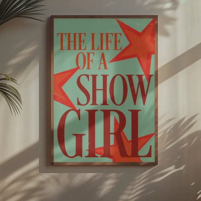 A4 Print The Life of a Showgirl Taylor Swift