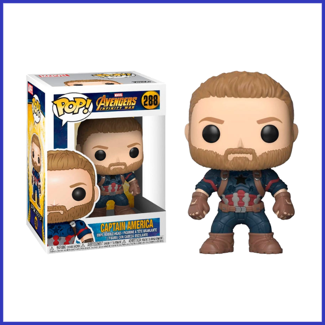 POP figure Marvel Avengers Infinity War Captain America #288