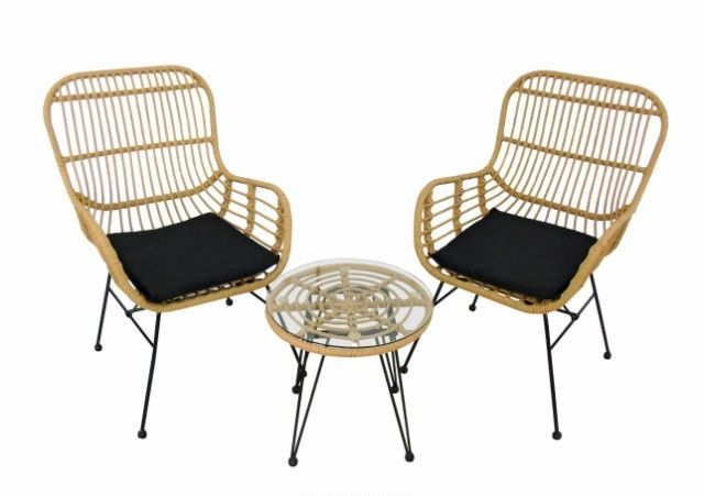 CONJUNTO CADEIRAS DE JARDIM COM MESA