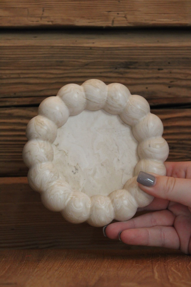 Vide poche bubble beige 