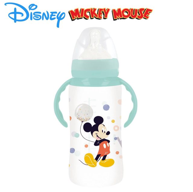 BIBERON CUELLO ANCHO C/ASAS 360ml.MICKEY